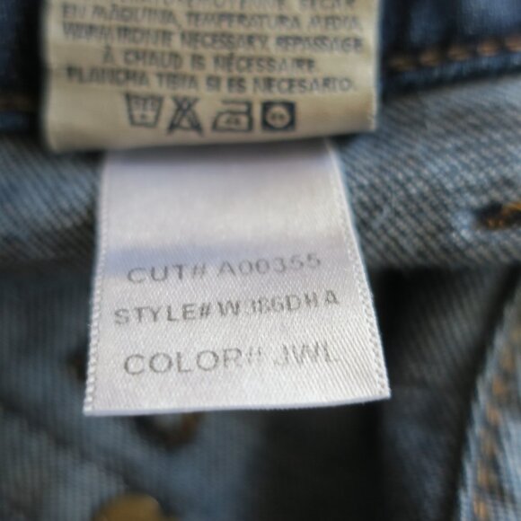 Hudson Wide Leg Farrah Jeans Flap Pocket Stretch Trouser Jewel Wash Women's 27 - Picture 4 of 6